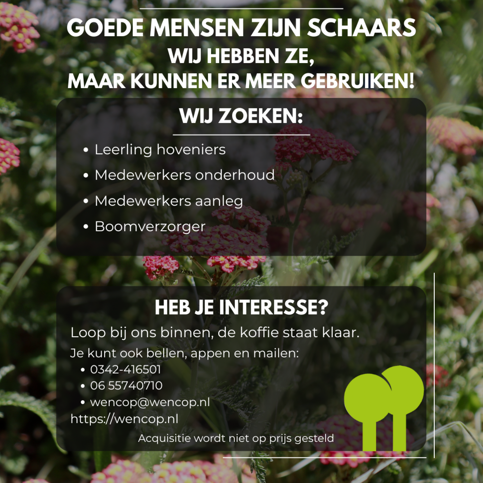 Goede mensen zijn schaars